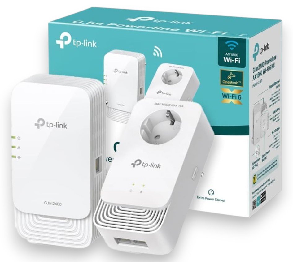 TP-Link Wireless G.hn2400 Powerline AX1800 Wi-Fi 6 Kit