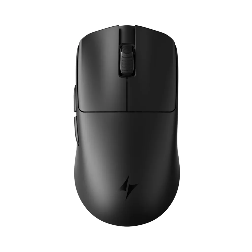 ATK Blazing Sky F1 V2 Ultimate Black Wireless Gaming Mouse (Dual Mode, 39g Ultralight Symmetrical Body, Optical Tracking, Rechargeable, Programmable Buttons, Nano Coating)