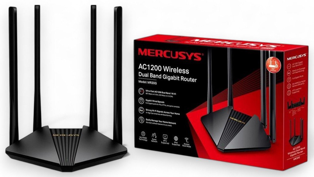 MERCUSYS MR30G AC1200 Dual Band Gigabit WiFi Router