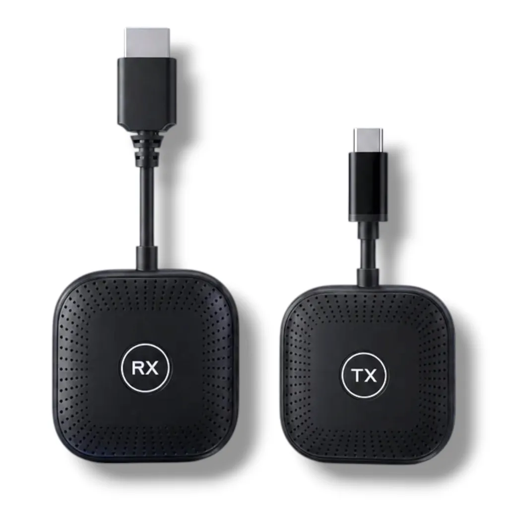 S1-HD-TX/RX Wireless HDMI Transmitter & Receiver Kit | 1080p 60Hz | Up To 50m Range | Plug & Play | Synchronized Audio & Video | No Internet Required