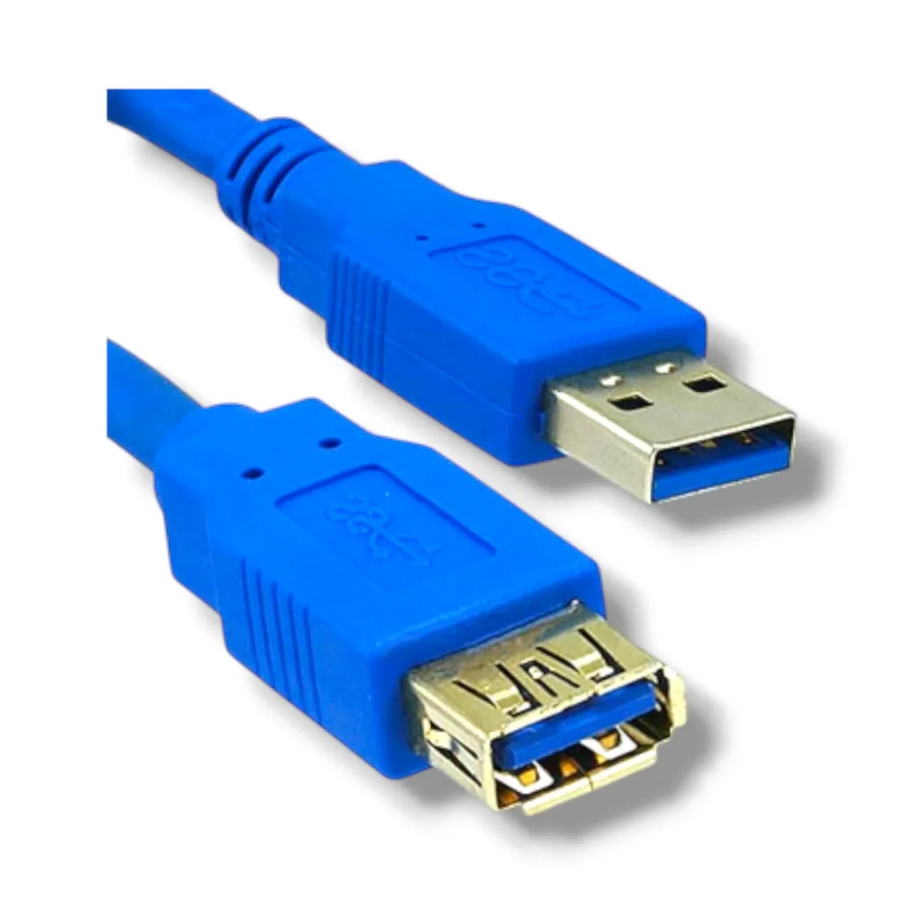 USB 3.0 Extension Cable | USB-A Male to USB-A Female | 3M | 5Gbps High-Speed Data Transfer | Gold-Plated Connectors | Black