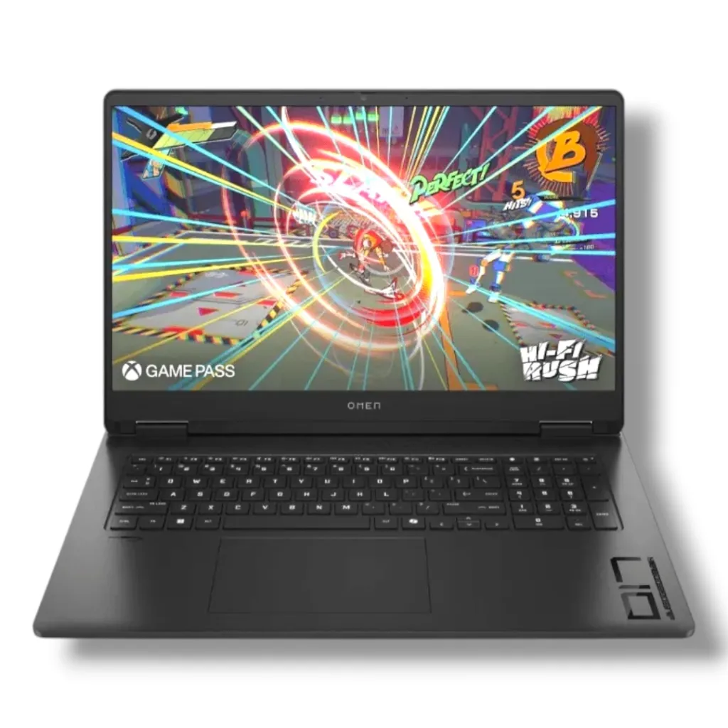 HP OMEN 17Z-DB000 AI Gaming Laptop | AMD Ryzen™ AI 9 365 | 16GB DDR5 RAM | 512GB NVMe SSD | GeForce RTX™ 5070 8GB | 17.3” QHD 165Hz Display | Windows 11 Home | Black
