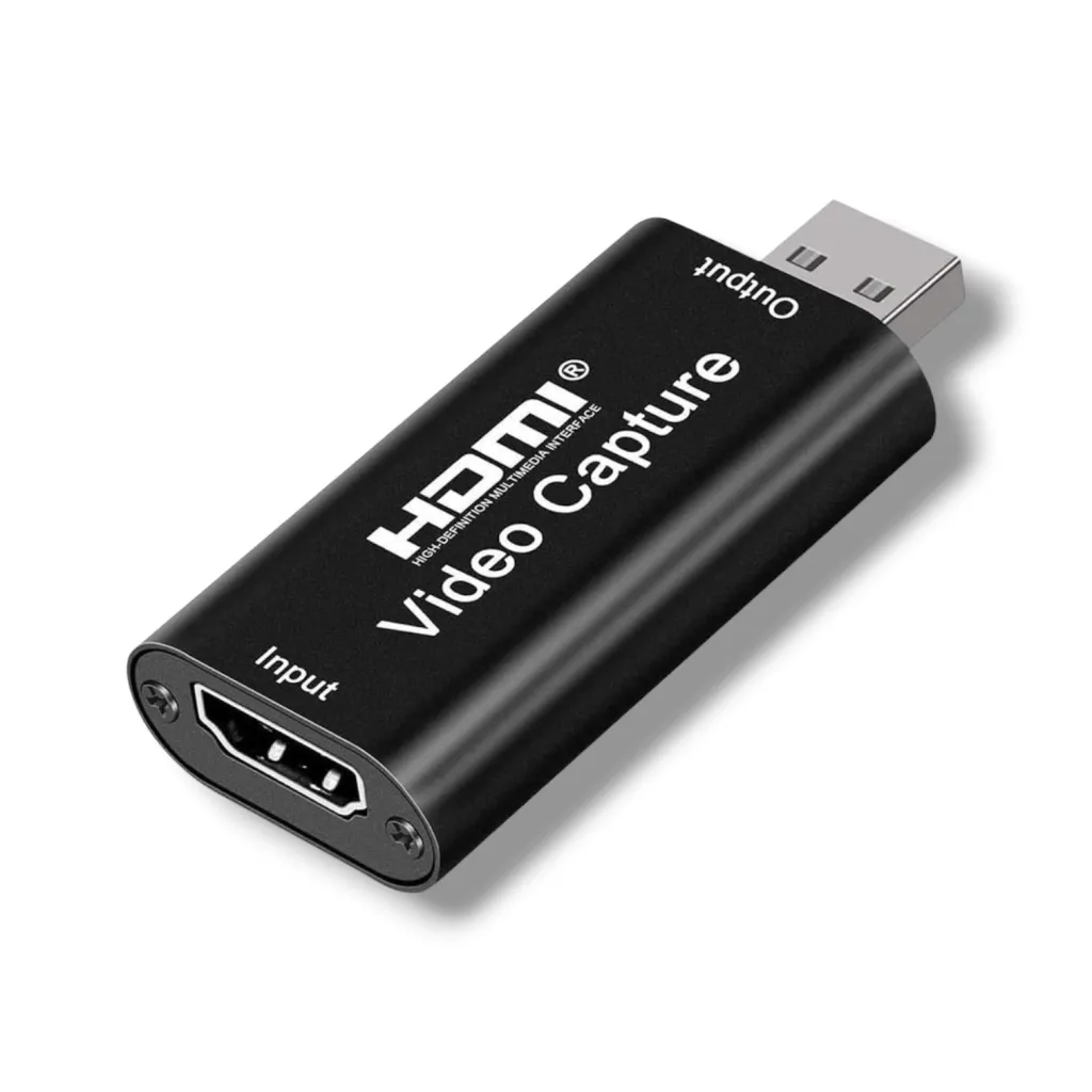 4K HDMI to USB 2.0 Video Capture Card — 1080p60 Recording & Live Streaming Adapter