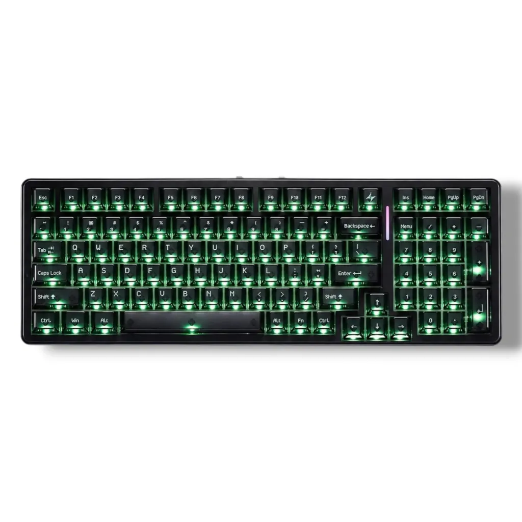 ATK A98 Pro Starry Night 95% Wireless Mechanical Gaming Keyboard (98 Keys with Numpad, Arctic Ice Snake Switches, Massive 12,000mAh Battery, Tri-Mode, Hot-Swap, Gasket Mount, South-Facing RGB)