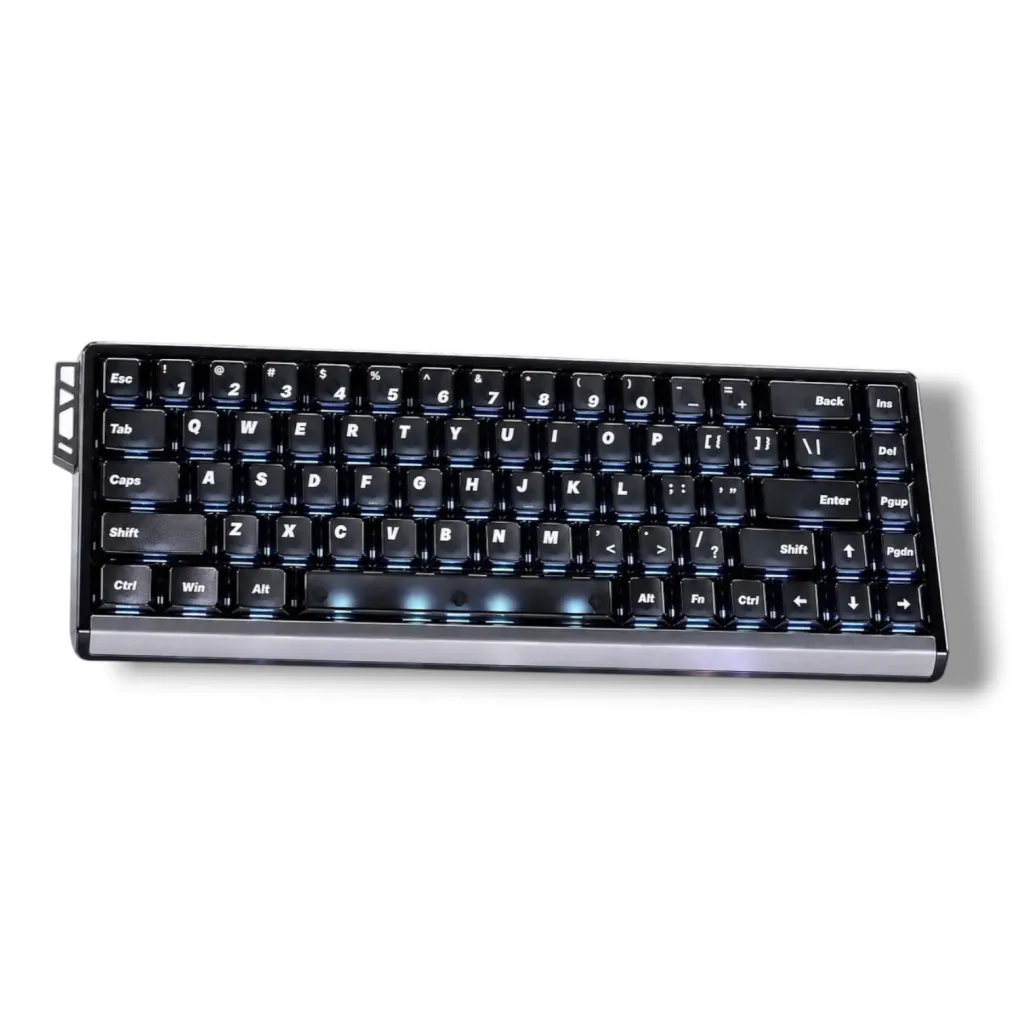 ATK 68 RX Black 65% Wired Hall Effect Gaming Keyboard (Hot-Swappable Magnetic Switches, Ultra-Precise 0.005–3.3mm Adjustable Actuation, Aluminum Plate, Frosted PC RGB Keycaps)